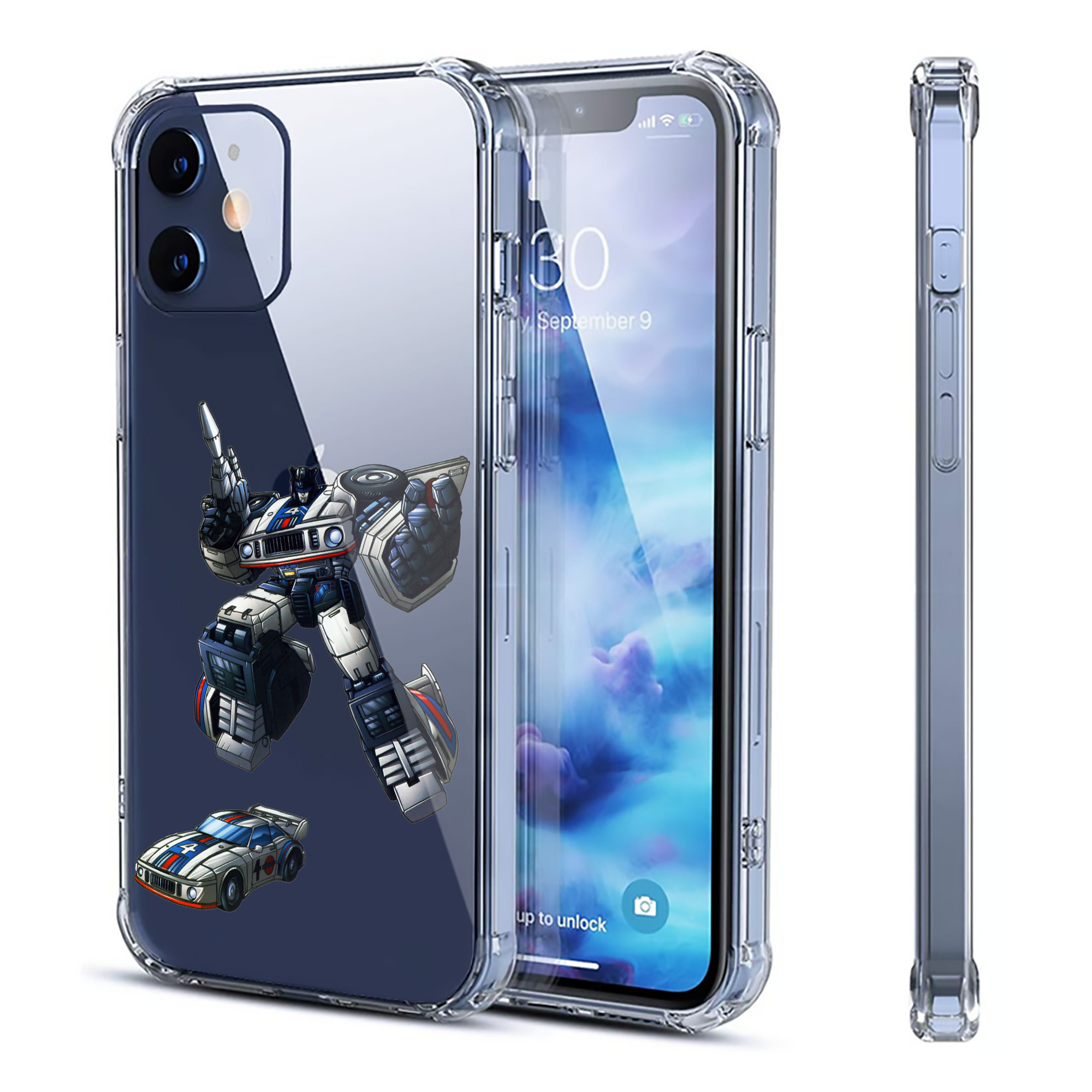 （画像用）  【iPhone 12シリーズ対応】透明スマホケース（クリアソフトケース）